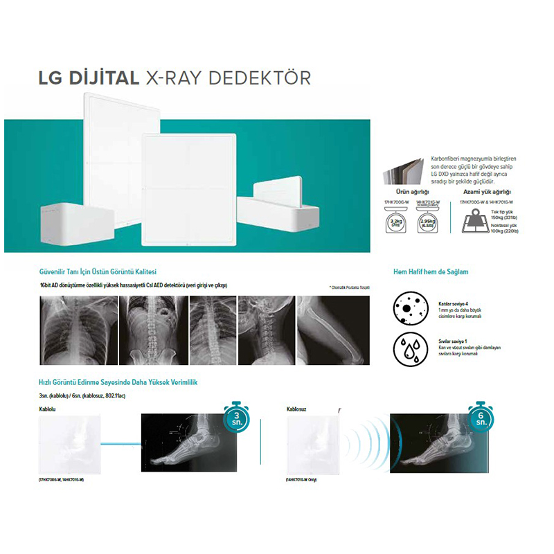 DİJİTAL X-RAY DEDEKTÖRLER